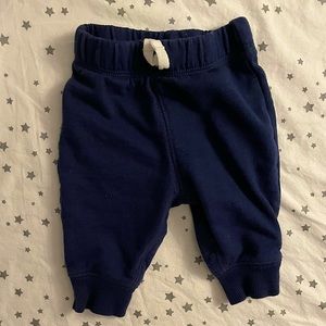 Carters blue sweatpants 3 Months NWOT